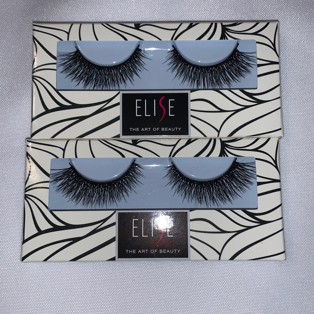 Elise Black False Eyelashes. NEW